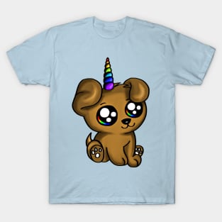 Cute Puppy Unicorn T-Shirt
